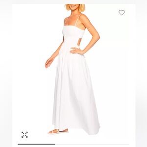 Susana Monaco Cotton Cut-out Back Maxi Dress Size Small New  NWT